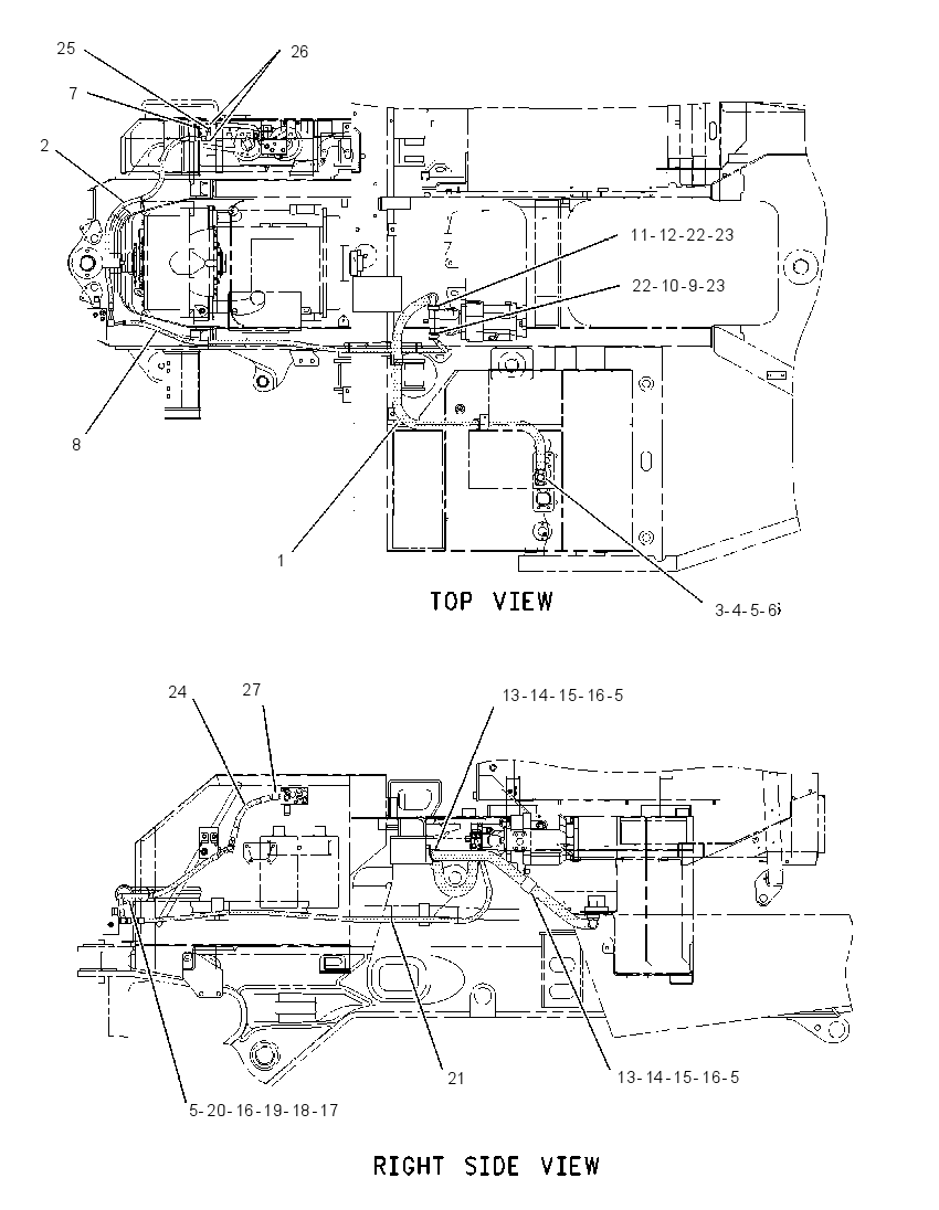 Трубопроводы насоса 1896082 CAT