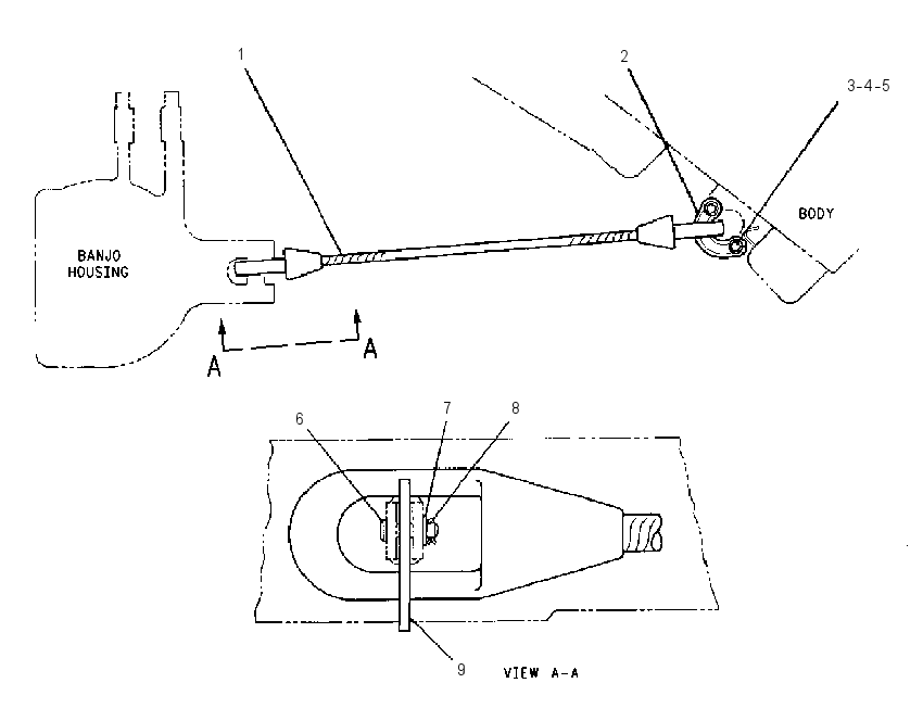 CABLE GP-RETAINING 1444147 CAT