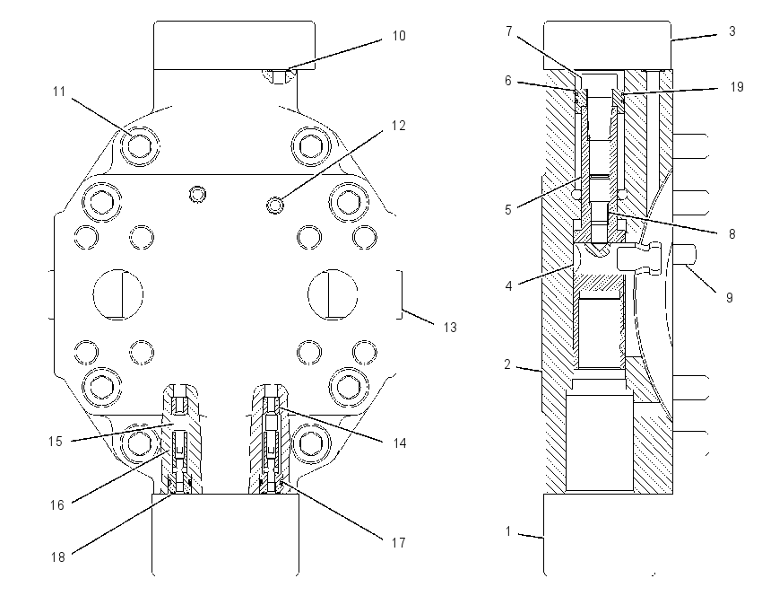 HEAD GP-MOTOR 1350785 CAT