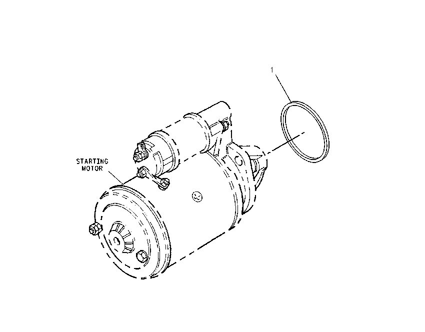 MOUNTING GP-STARTING MOTOR 1664723 CAT