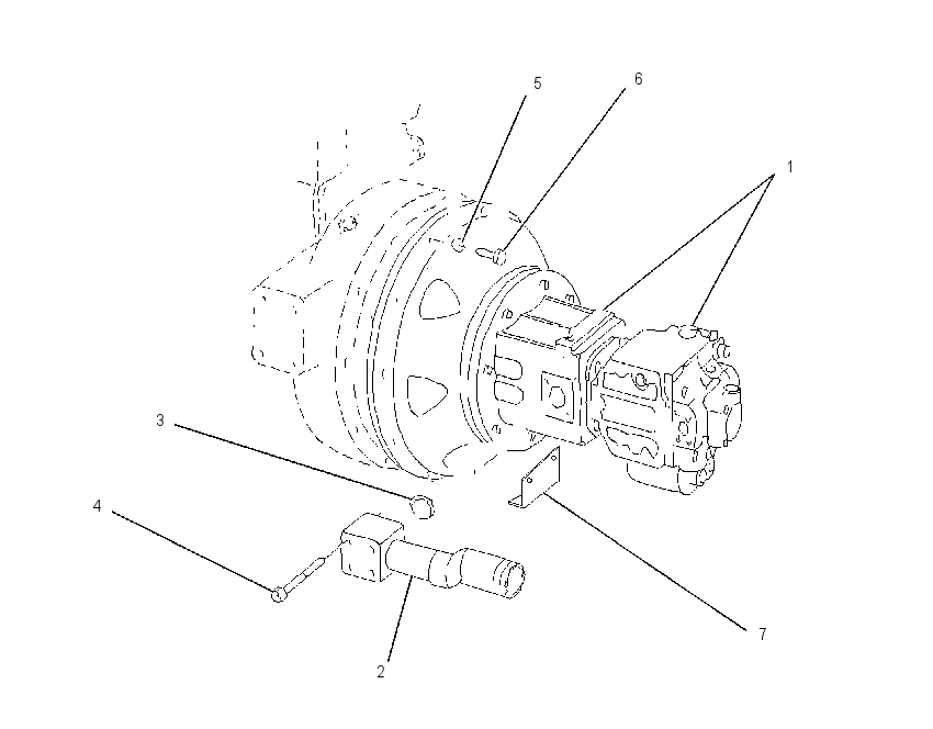 PUMP & MTG GP-POW TRN & IMPL 1688041 CAT