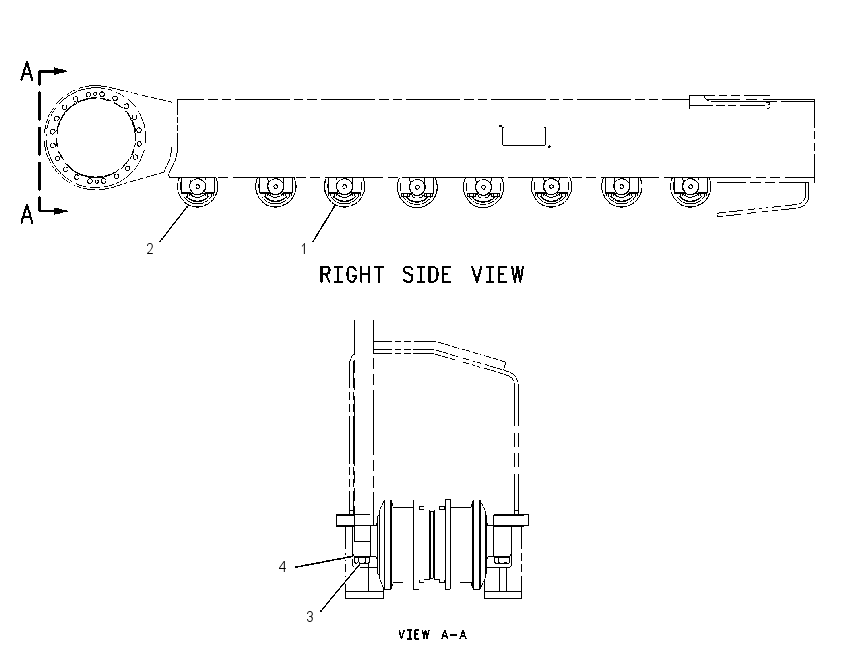 ROLLER AR-TRACK 1521729 CAT