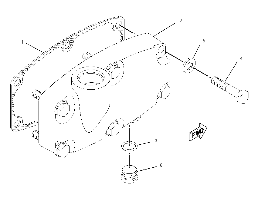 COVER GP-WATER OUTLET 1873066 CAT
