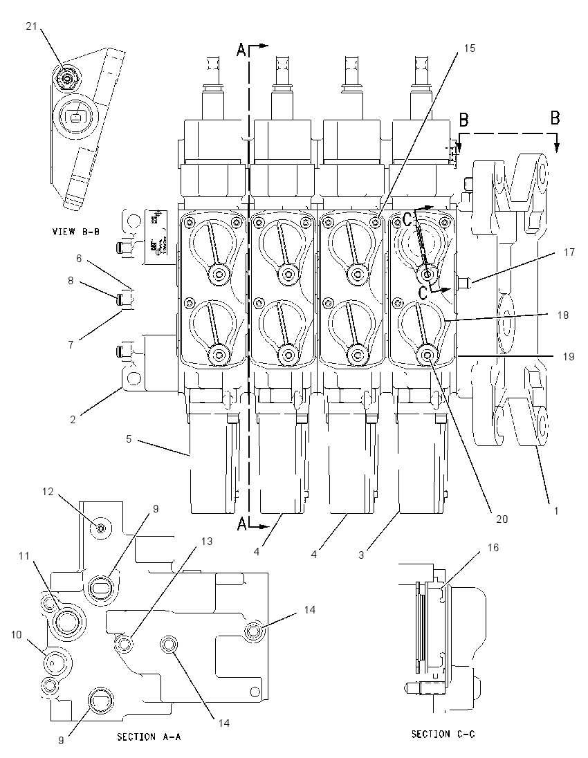 VALVE AS-REMOTE 1575908 CAT