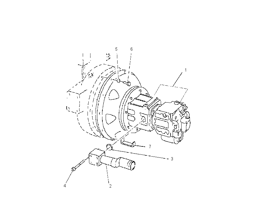 PUMP & MTG GP-POW TRN & IMPL 1653536 CAT