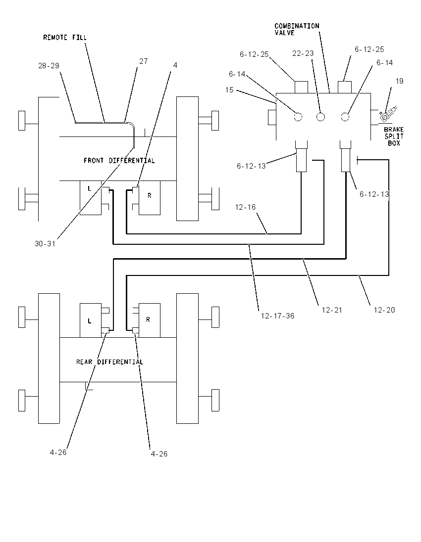 LINES GP-DIFF LOCK & PARK BK 1656901 CAT