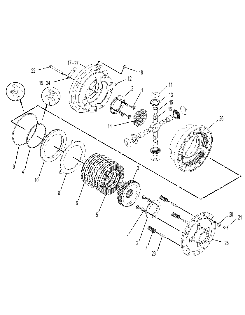 DIFFERENTIAL GP-LOCKUP 1351001 CAT