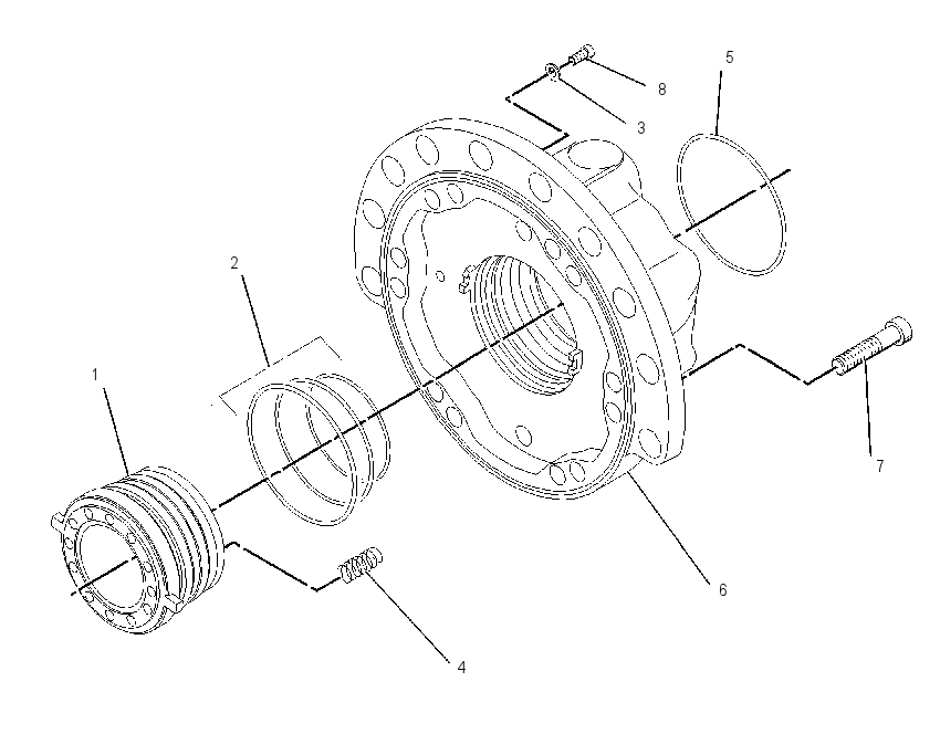 HOUSING GP-MOTOR 1846467 CAT