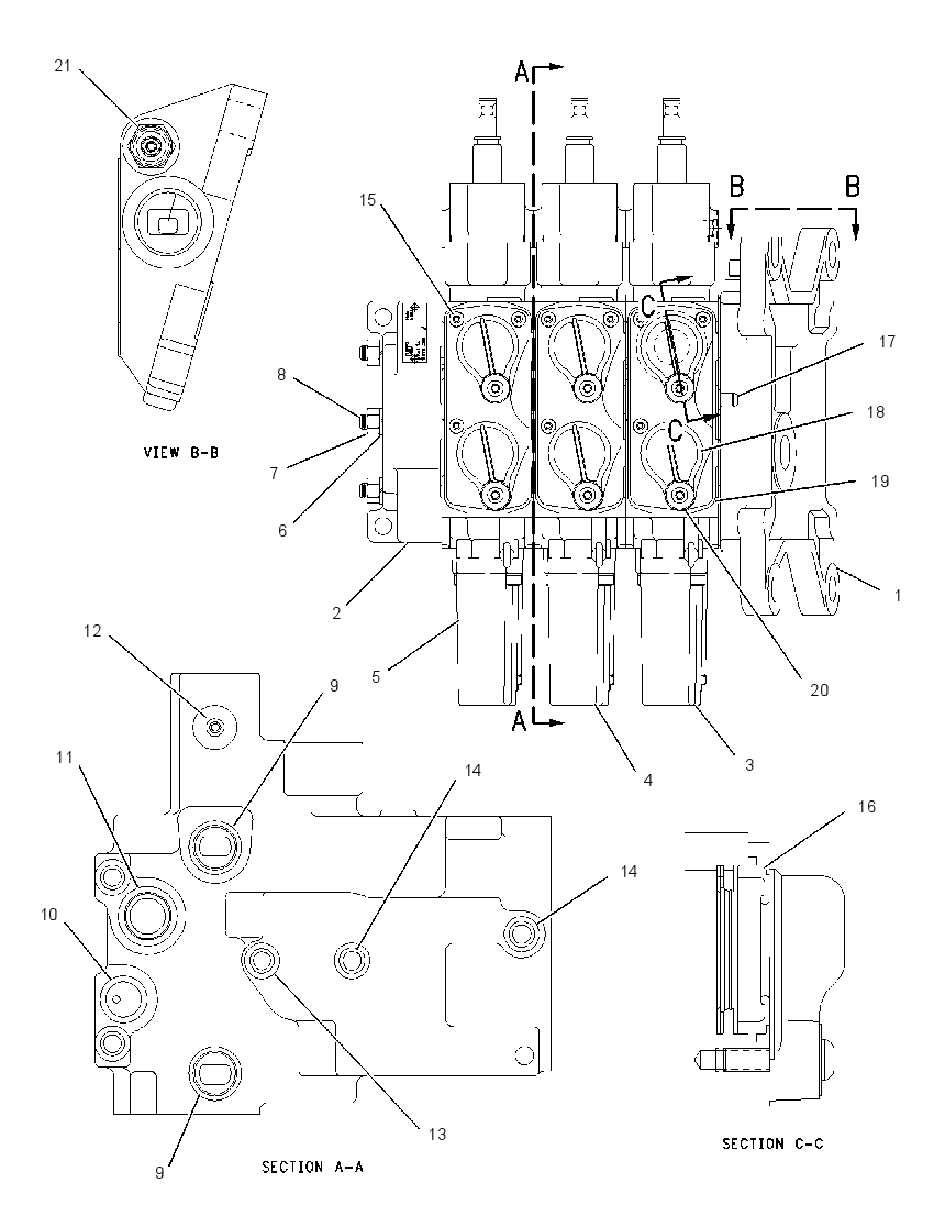 VALVE AS-REMOTE 1575907 CAT