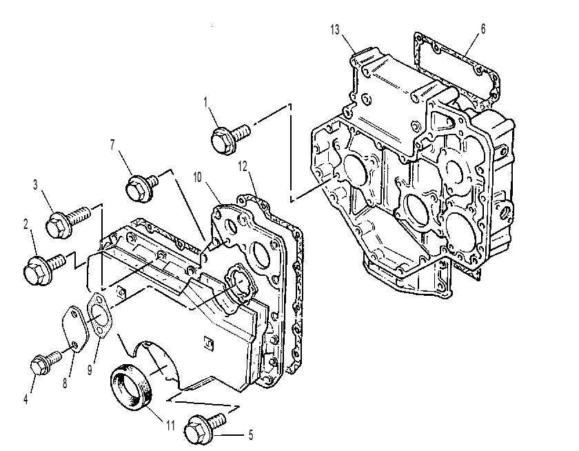 Картер передний 1871702 CAT