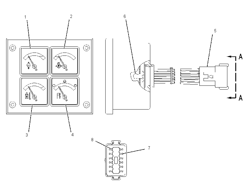 GAUGE GP-CLUSTER 1140322 CAT