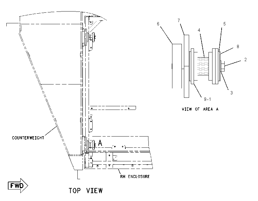 FASTENER GP-COUNTERWEIGHT 1687782 CAT