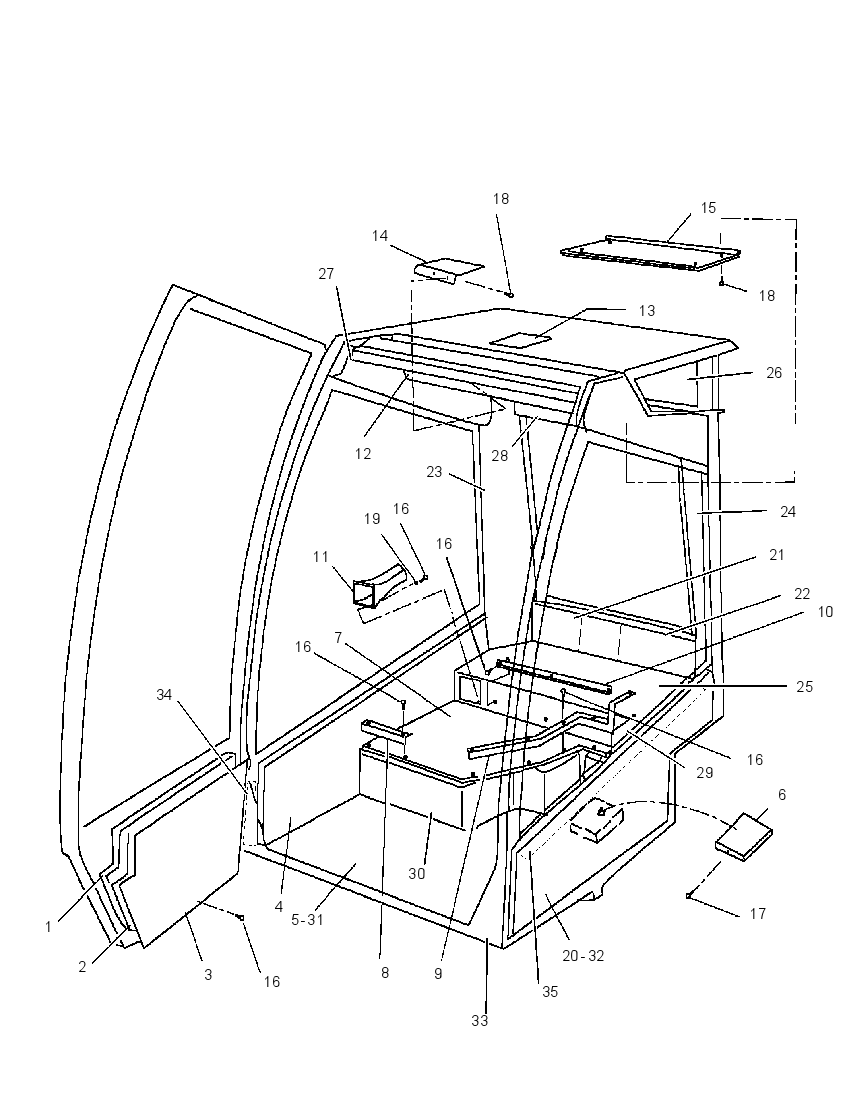 TRIM GP-INTERIOR 1593688 CAT