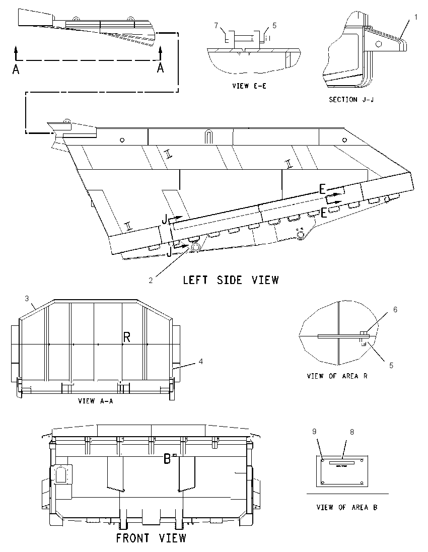 BODY & CANOPY AS 1807035 CAT
