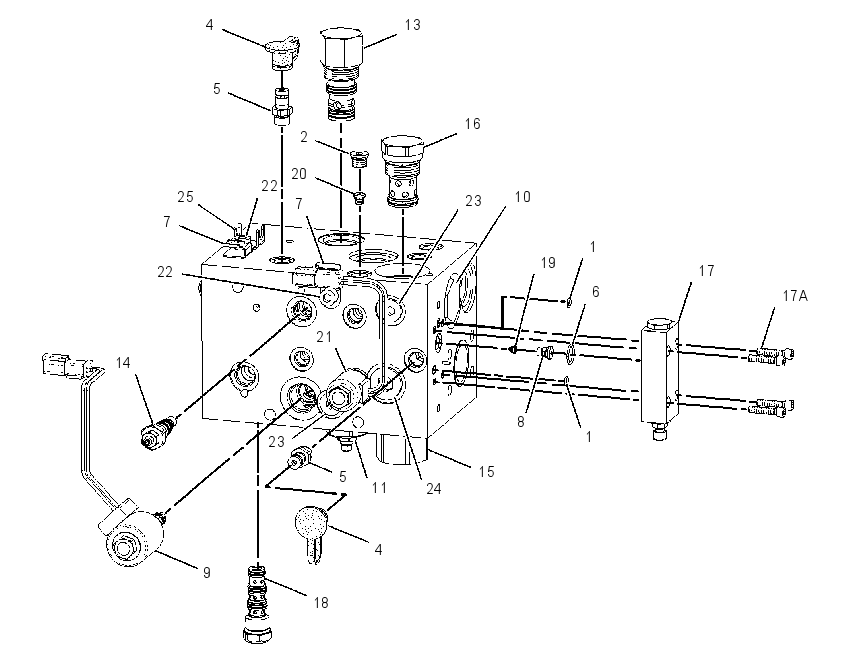 VALVE & MTG GP-BRAKE 1555983 CAT