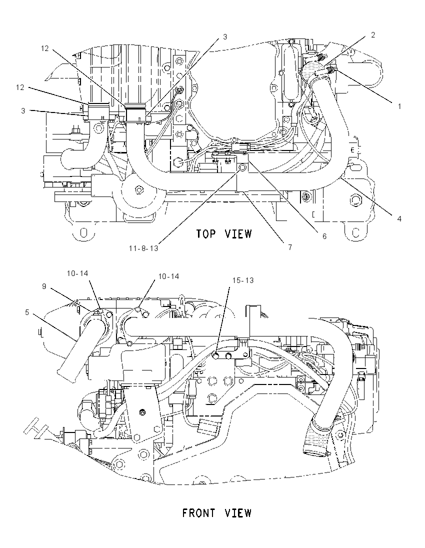 LINES GP-AUXILIARY SEA WATER 1773608 CAT