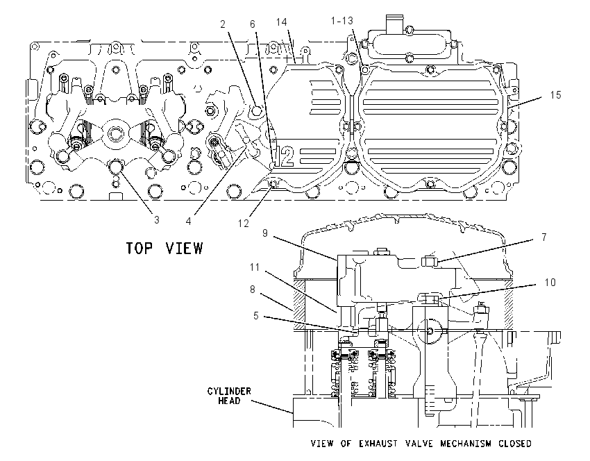 ENGINE BRAKE & MOUNTING GP 1260157 CAT