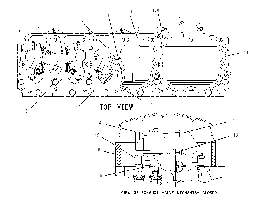 ENGINE BRAKE & MOUNTING GP 1323175 CAT