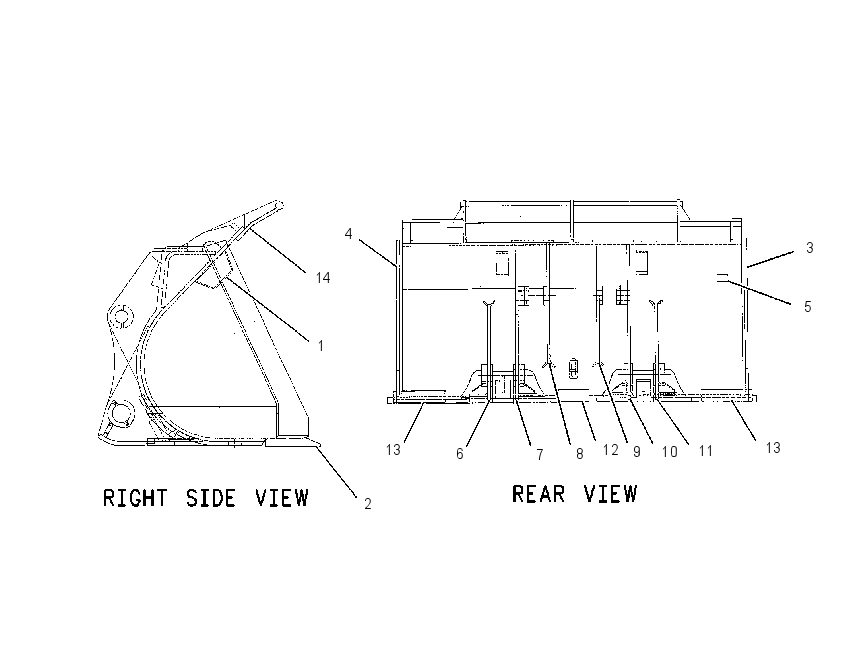 BUCKET AS-SLAG 5Q6397 CAT