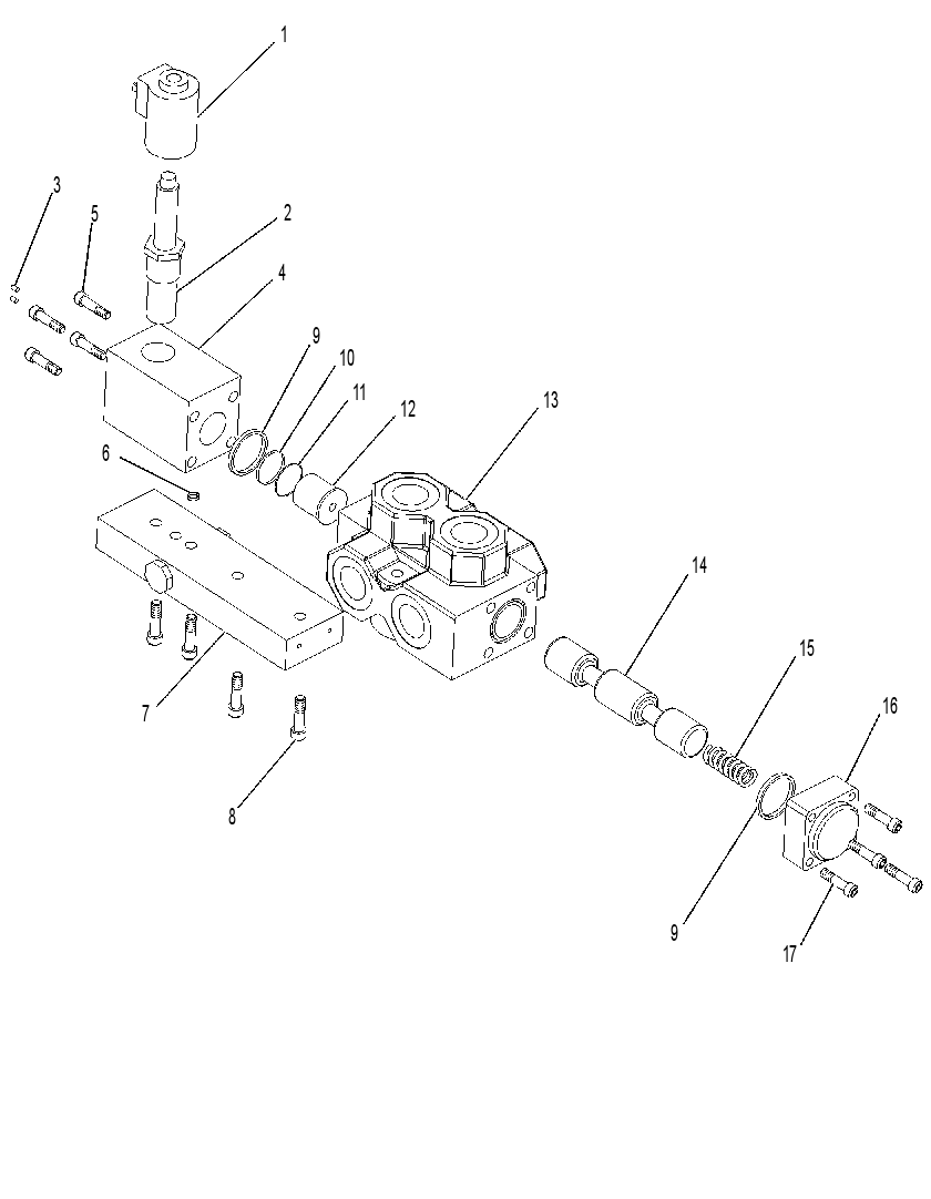 VALVE GP-DIRECTIONAL CONTROL 1709061 CAT