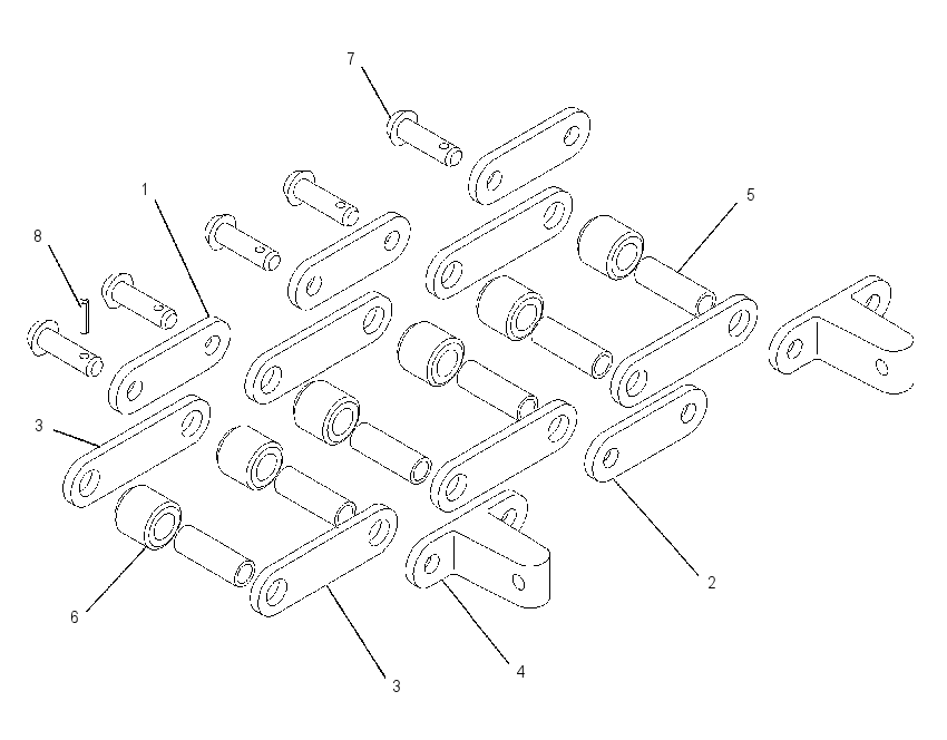 CHAIN GP-CONVEYOR 1059278 CAT