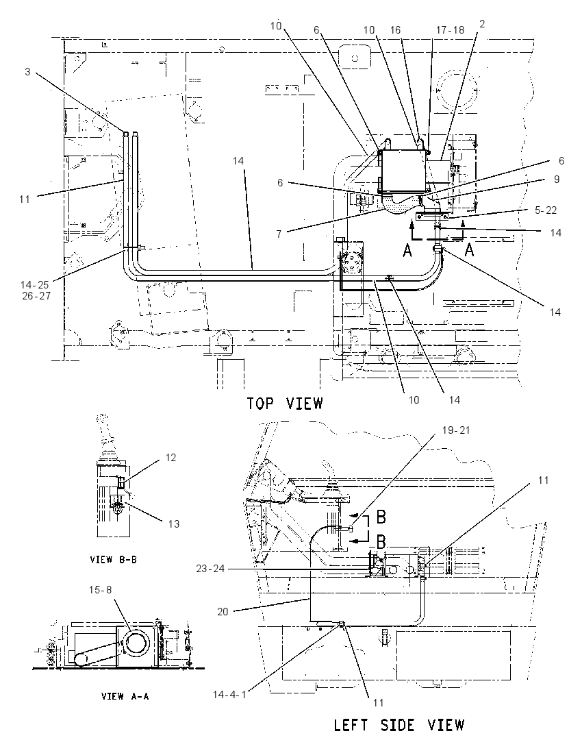 Отопитель кабины 1458136 CAT