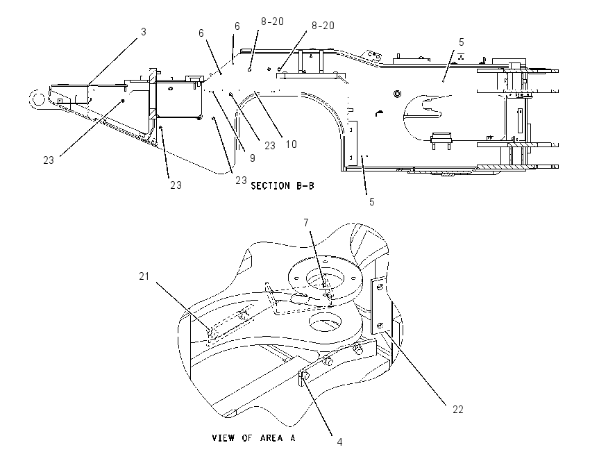FRAME AS-FRONT 1416028 CAT