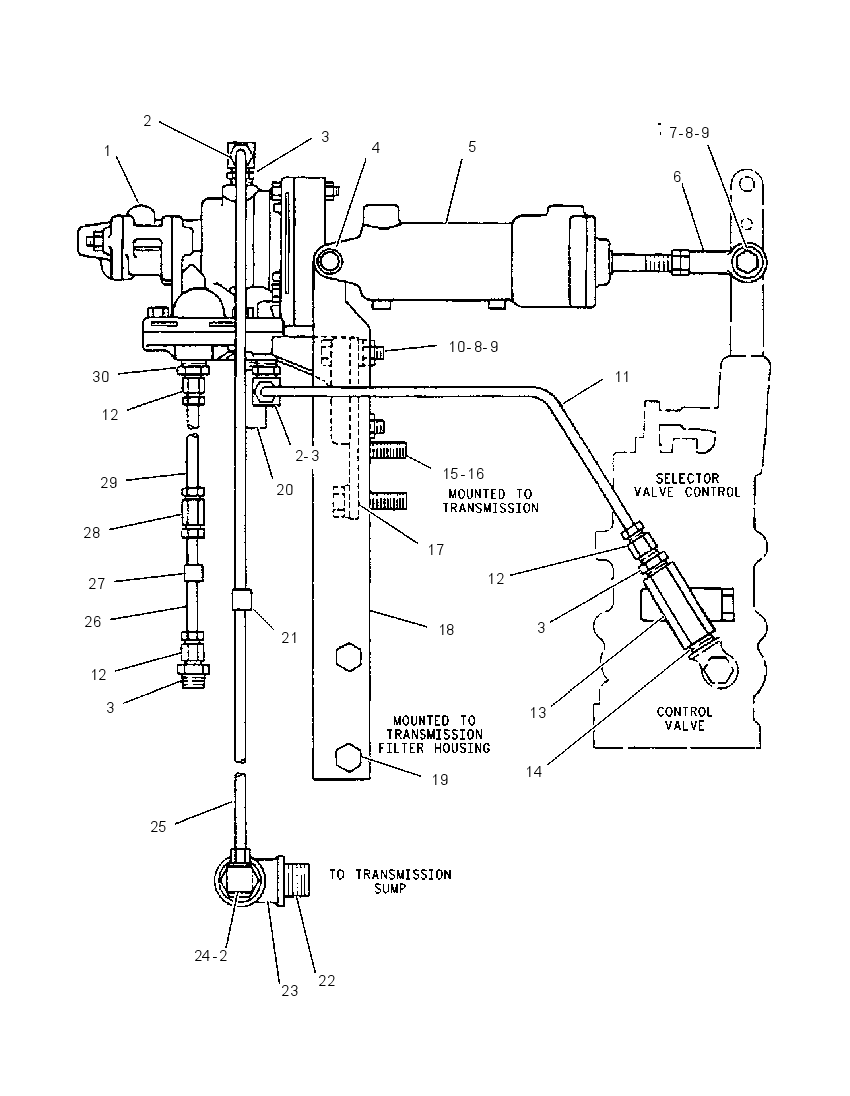 CONTROL GP-MARINE TRANSMISSION 5N2055 CAT