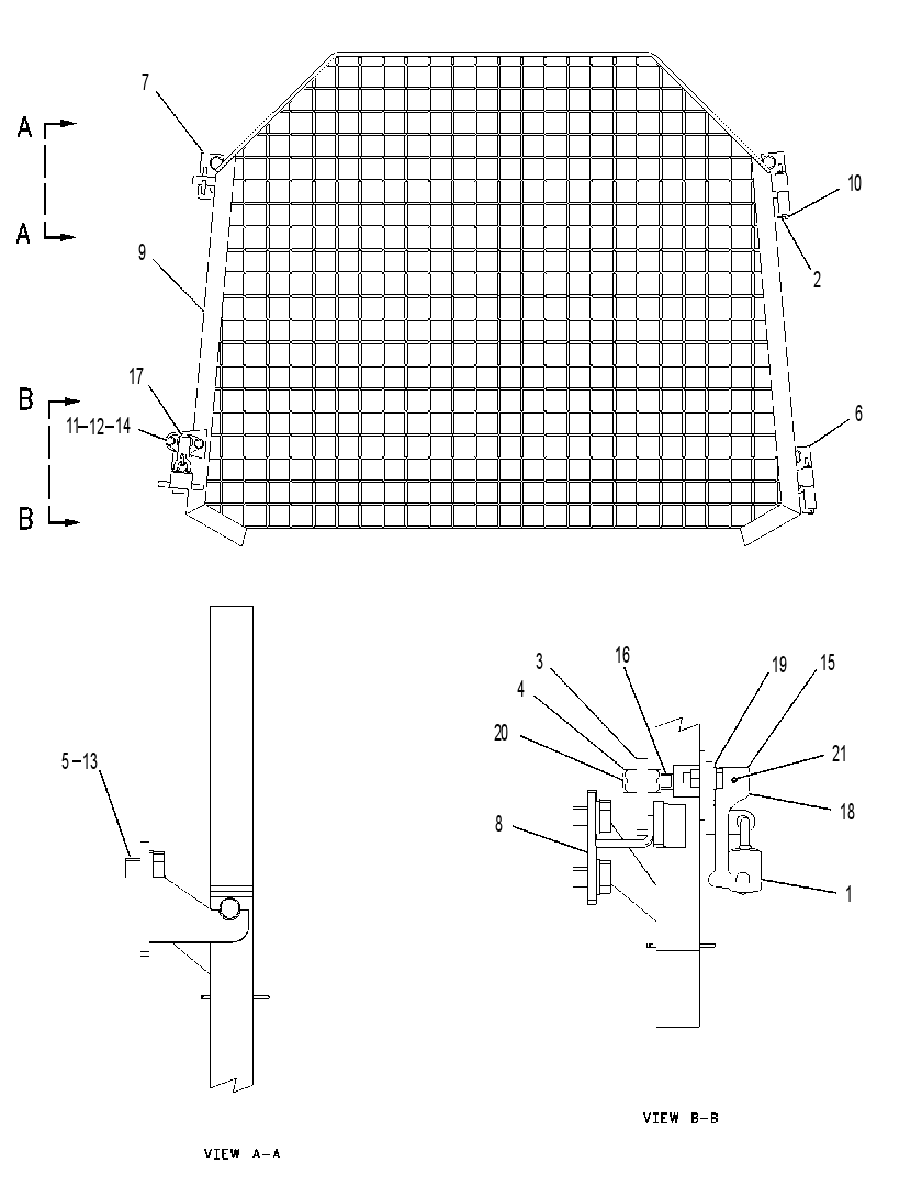 SCREEN GP-CAB 1907464 CAT