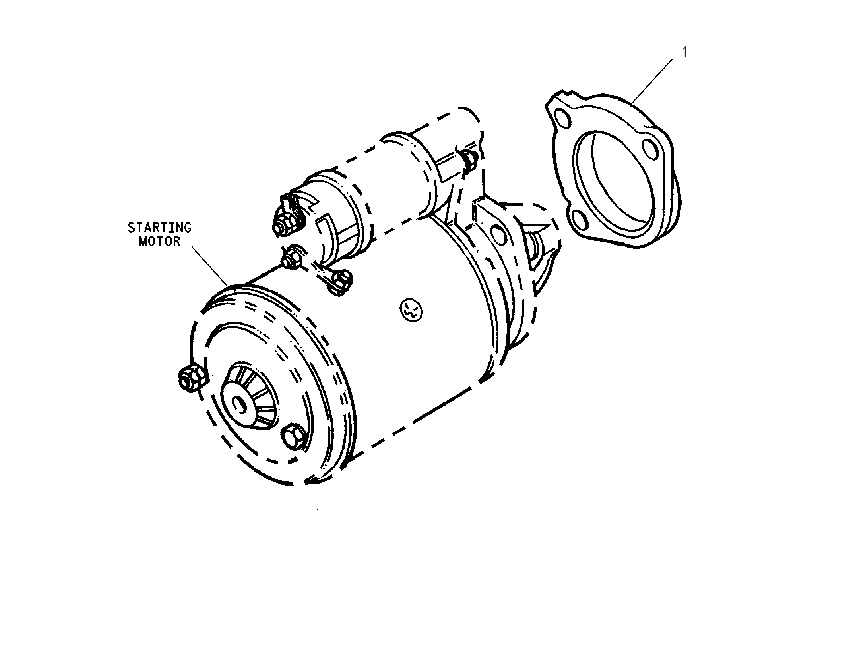 MOUNTING GP-STARTING MOTOR 1863285 CAT