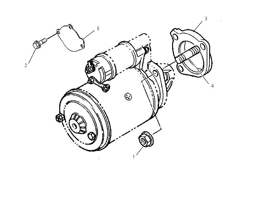 MOUNTING GP-STARTING MOTOR 1863324 CAT