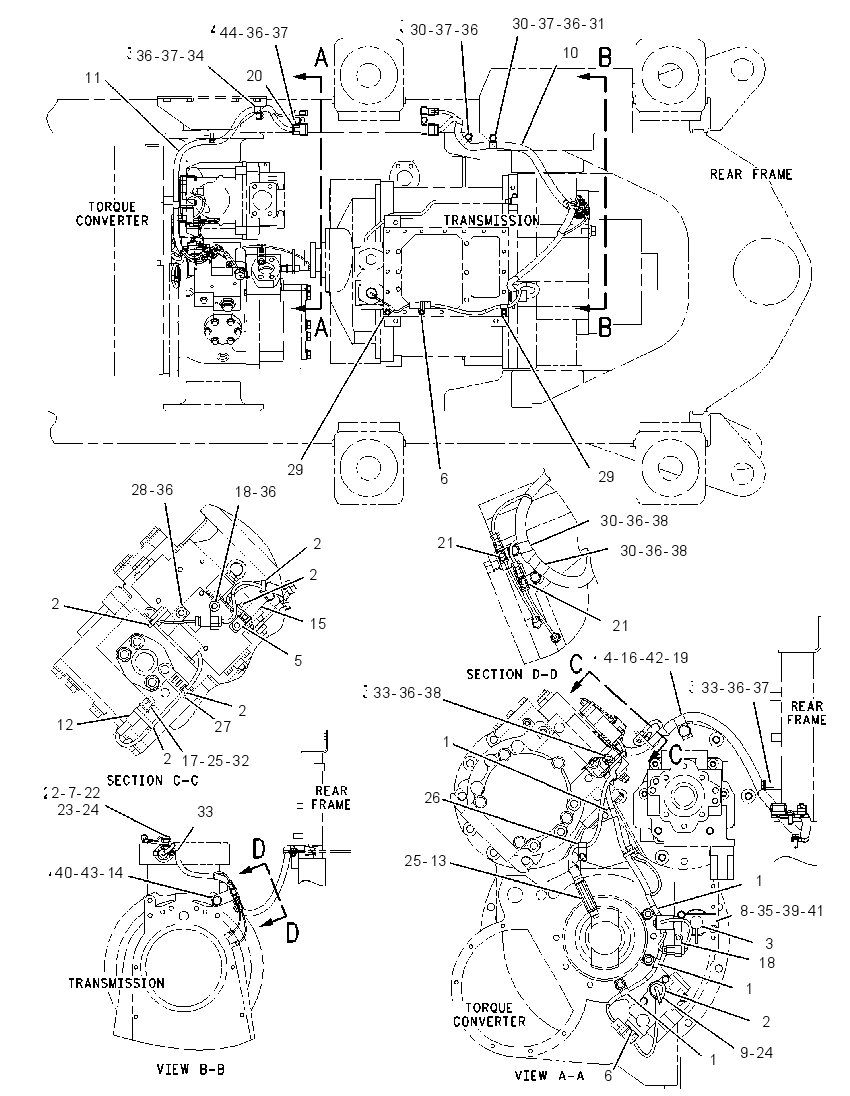 WIRING GP-POWER TRAIN 1145181 CAT