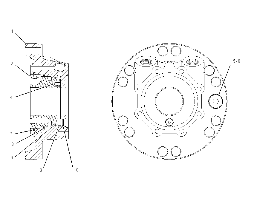 DISTRIBUTOR GP-SWING MOTOR 1906546 CAT