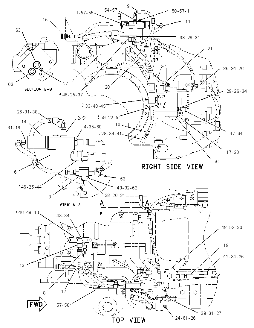 LINES GP-IMPLEMENT 1583807 CAT