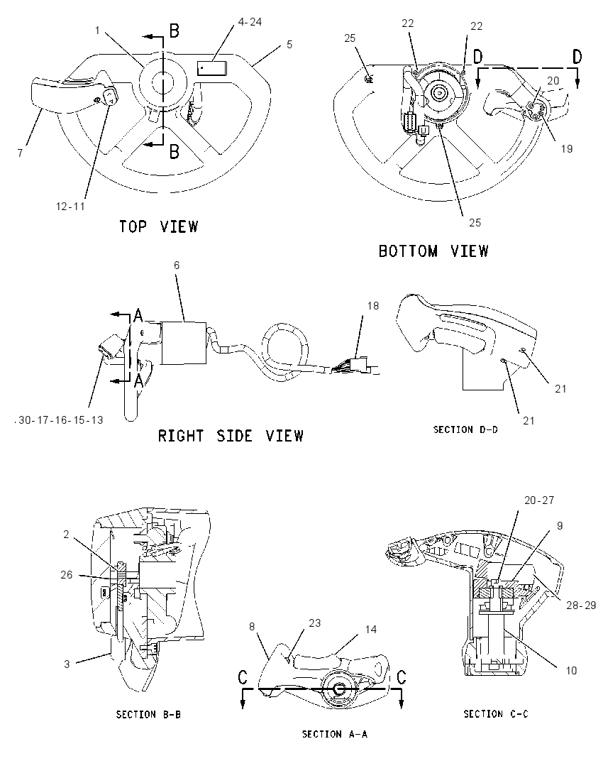 STEERING WHEEL 1517007 CAT