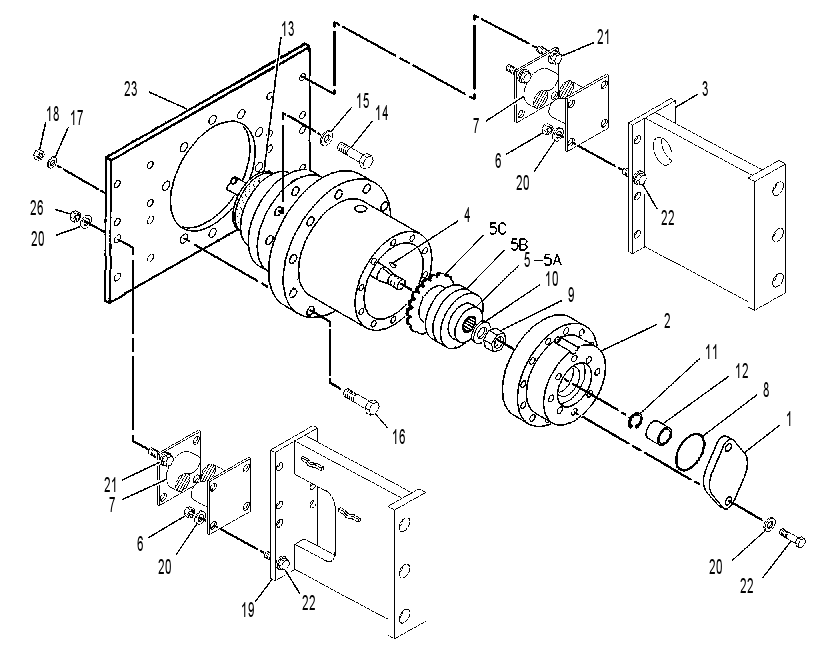 DRIVE GP-SUPPORT & VIBRATORY 1212648 CAT