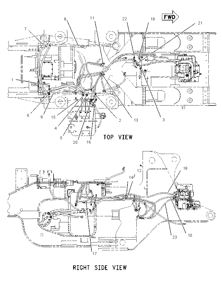 Трубопроводы рулевого управления 1897066 CAT