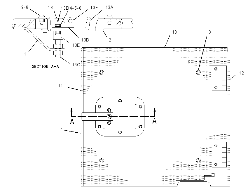 DOOR GP-RADIATOR 1247184 CAT