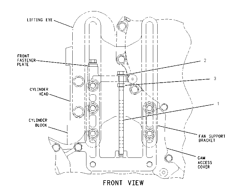 FASTENER GP-FAN DRIVE 7W9005 CAT