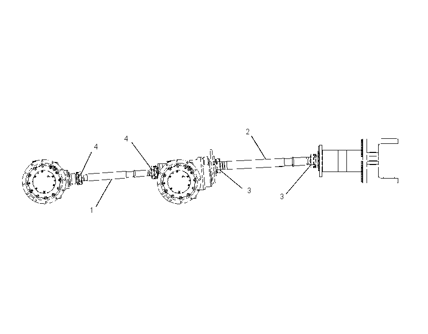 SHAFT GP-REAR DRIVE 1490110 CAT