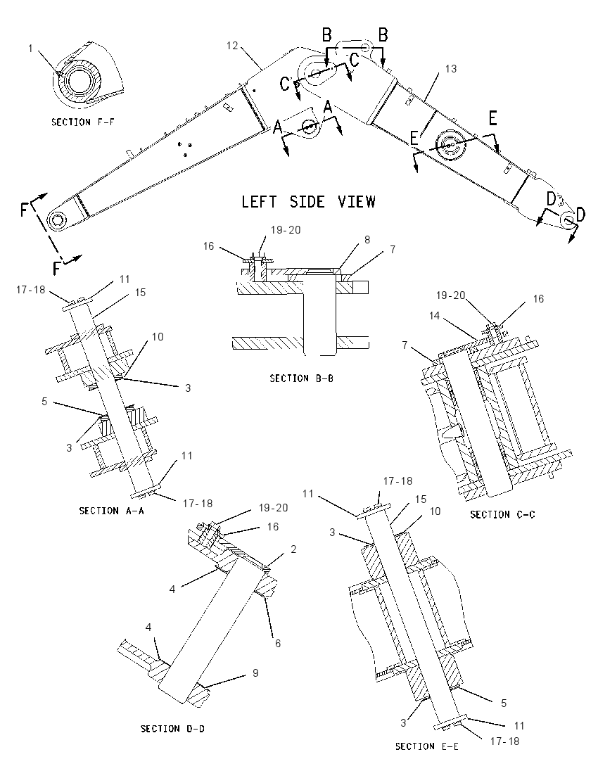 BOOM GP-ADJUSTABLE 1845866 CAT