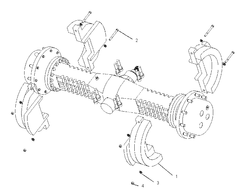 COUNTERWEIGHT GP-AXLE 1670950 CAT