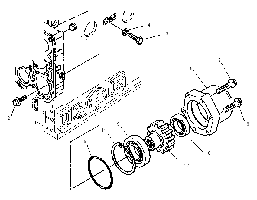 ADAPTER GP-POWER TAKE-OFF 1395501 CAT