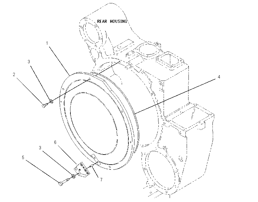 COVER GP-CAMSHAFT DRIVE GEAR 4P7003 CAT