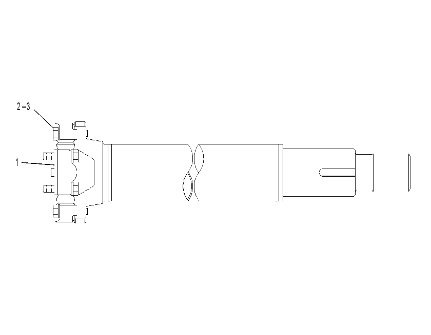 Вал приводной 1227414 CAT
