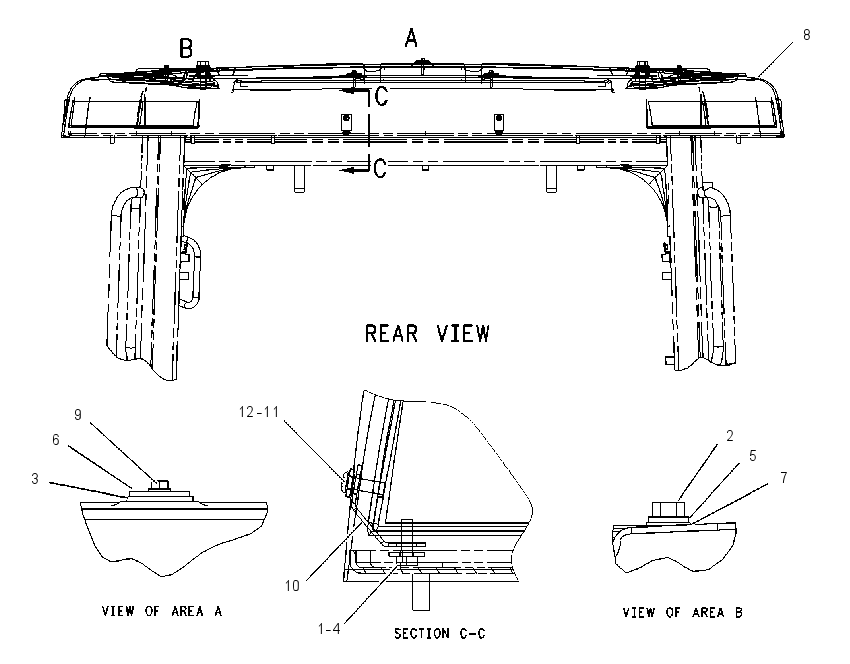 ROOF GP-CAB 1429806 CAT