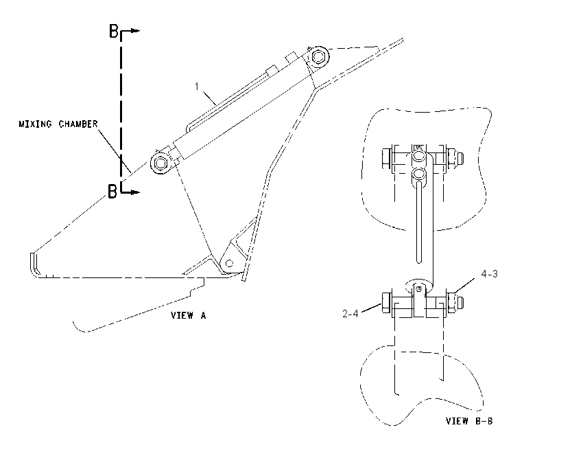 CYLINDER & MTG GP-DOOR 1255424 CAT