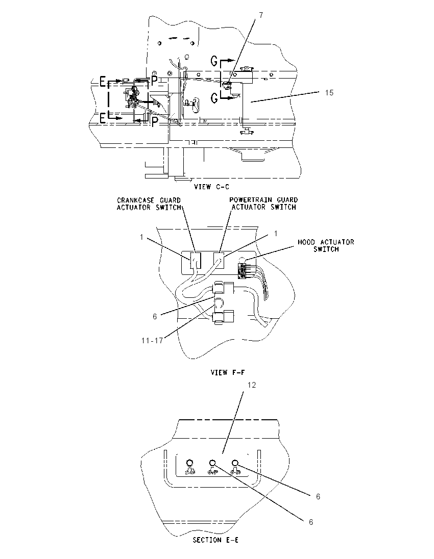 ACTUATOR GP-HOOD TILT 1445470 CAT