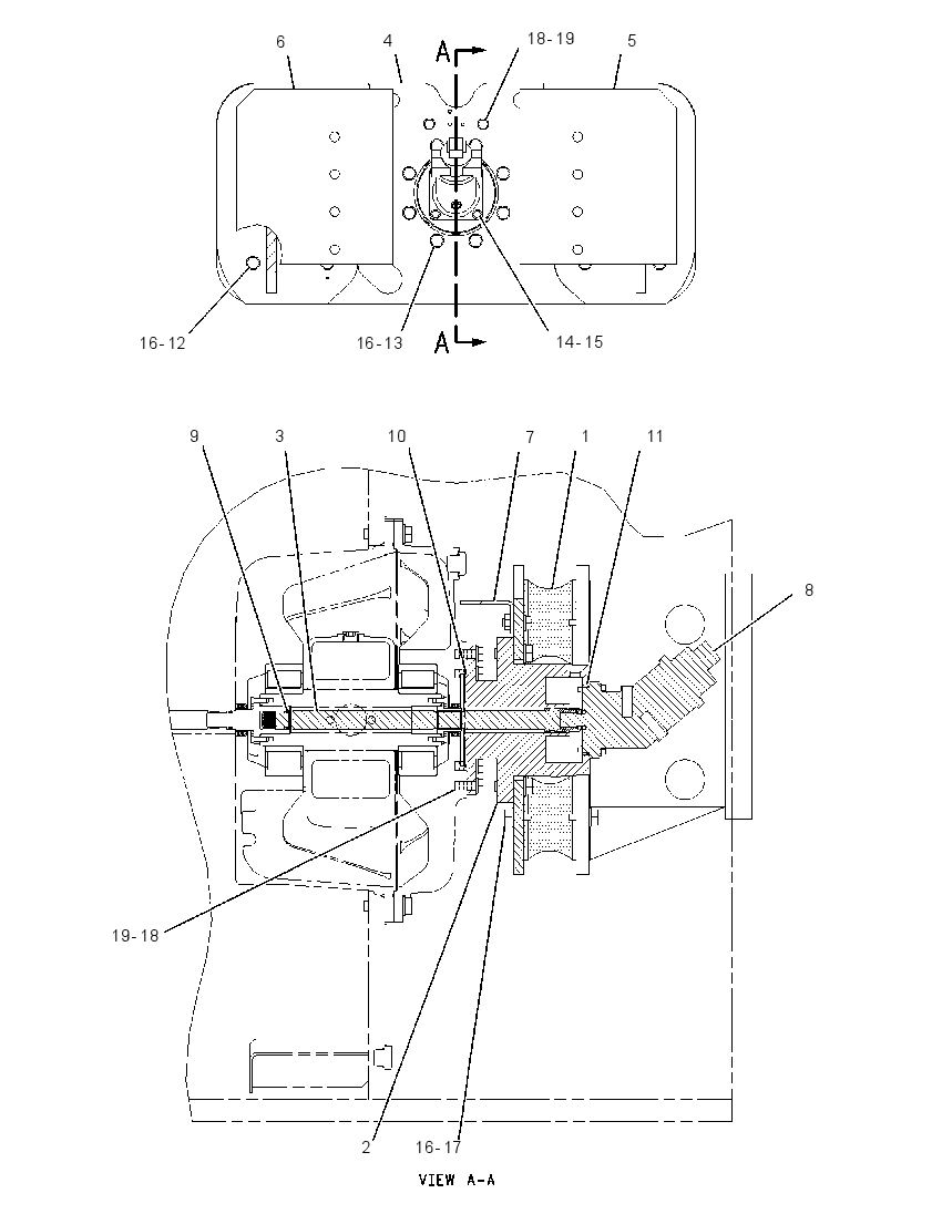 DRIVE GP-SUPPORT & VIBRATORY 2234768 CAT