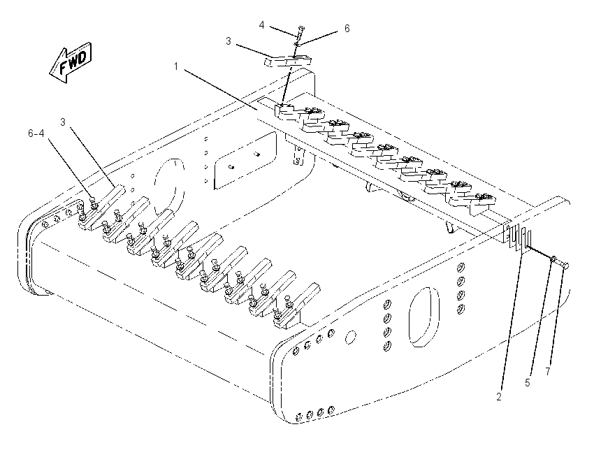 SCRAPER GP-PADDED DRUM 1873892 CAT
